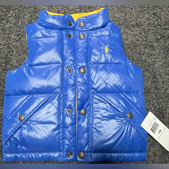 Polo reversible toddler boy’s vest size 12m NWT - Picture 2 of 2